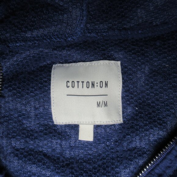 Cotton On Plush Sherpa Cropped Half-Zip Hoodie | Size Medium - Picture 7 of 10